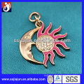 bueatiful sun and moon metal Key ring decoration
